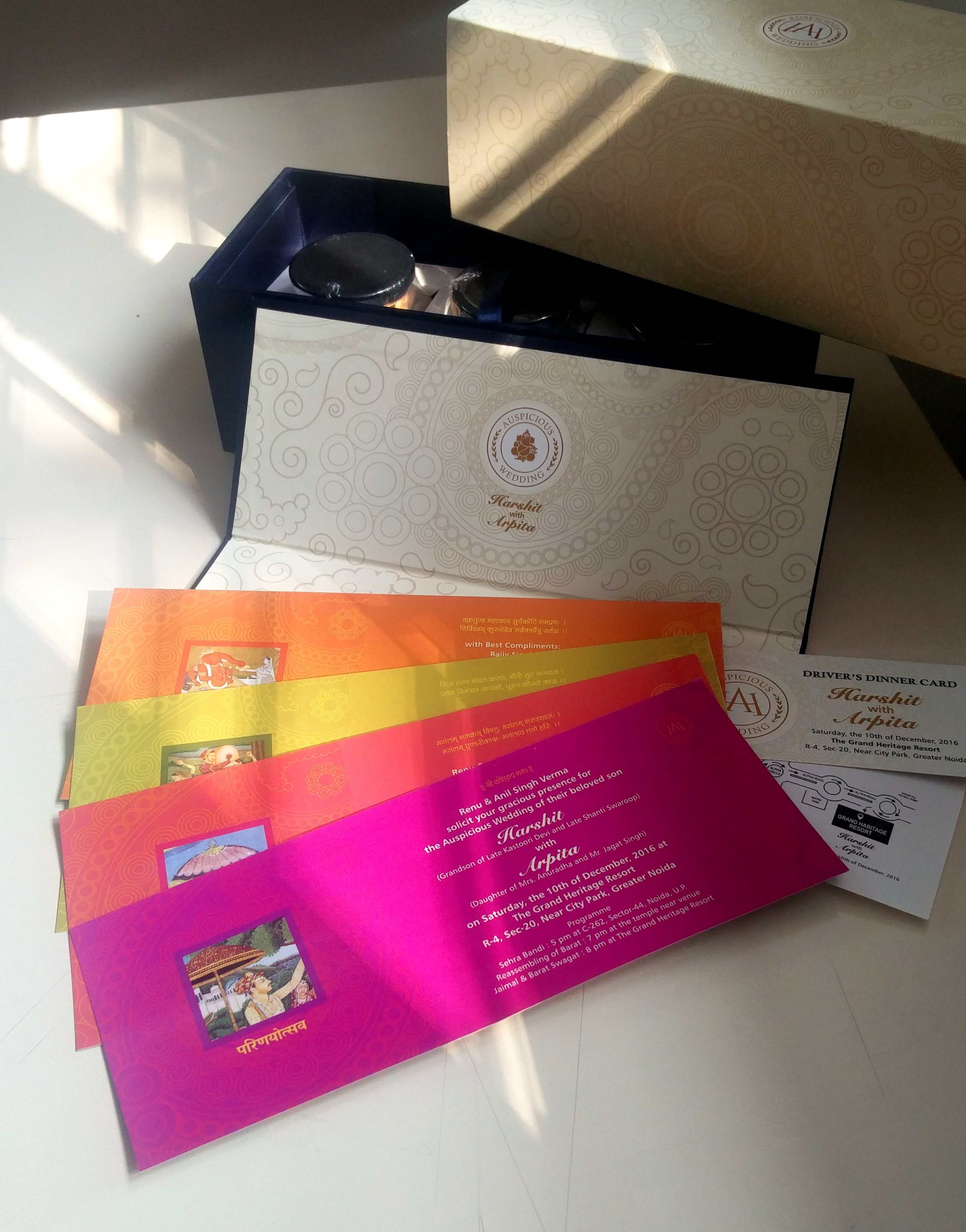 wedding card with box in delhi