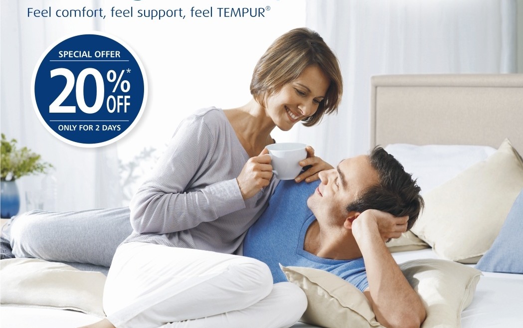 tempur mattress poster design