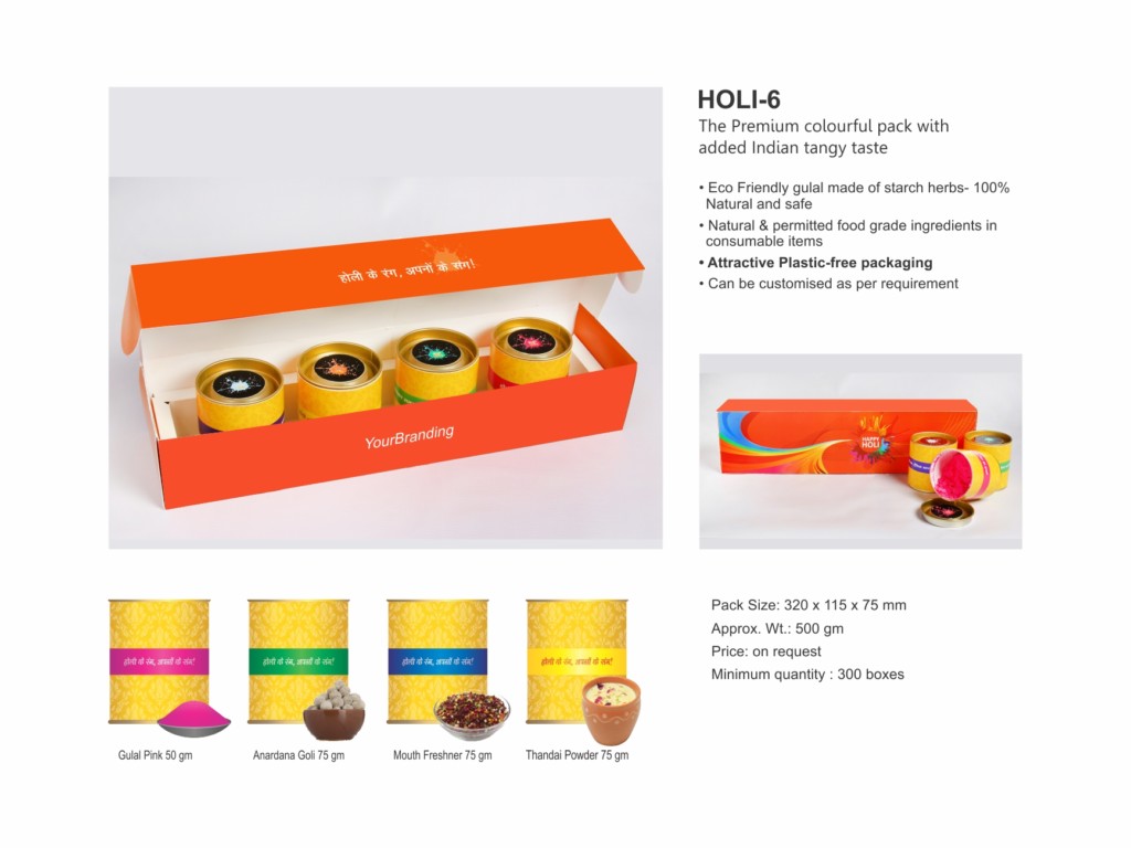 Customized Holi gift